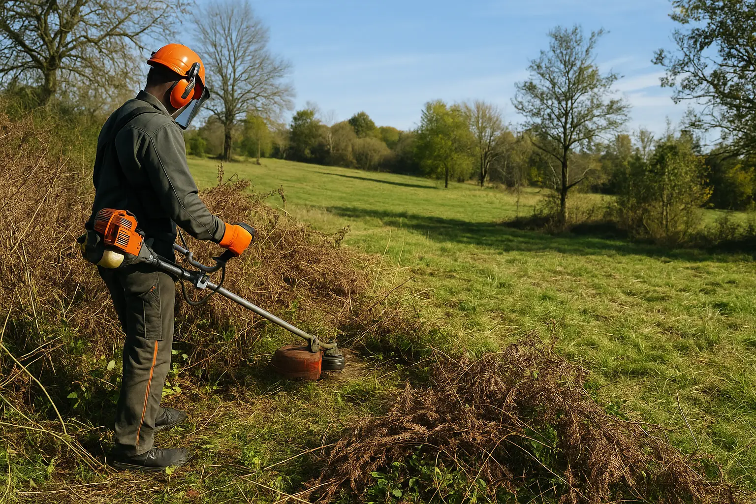 Débroussaillage dans les Pyrénées-Atlantiques (64)
