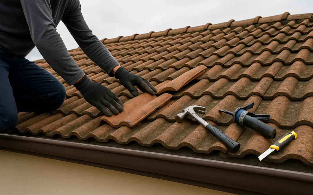 Réparation fuite sur petite toiture : conseils