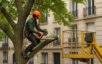 Élagage d’arbres en milieu urbain