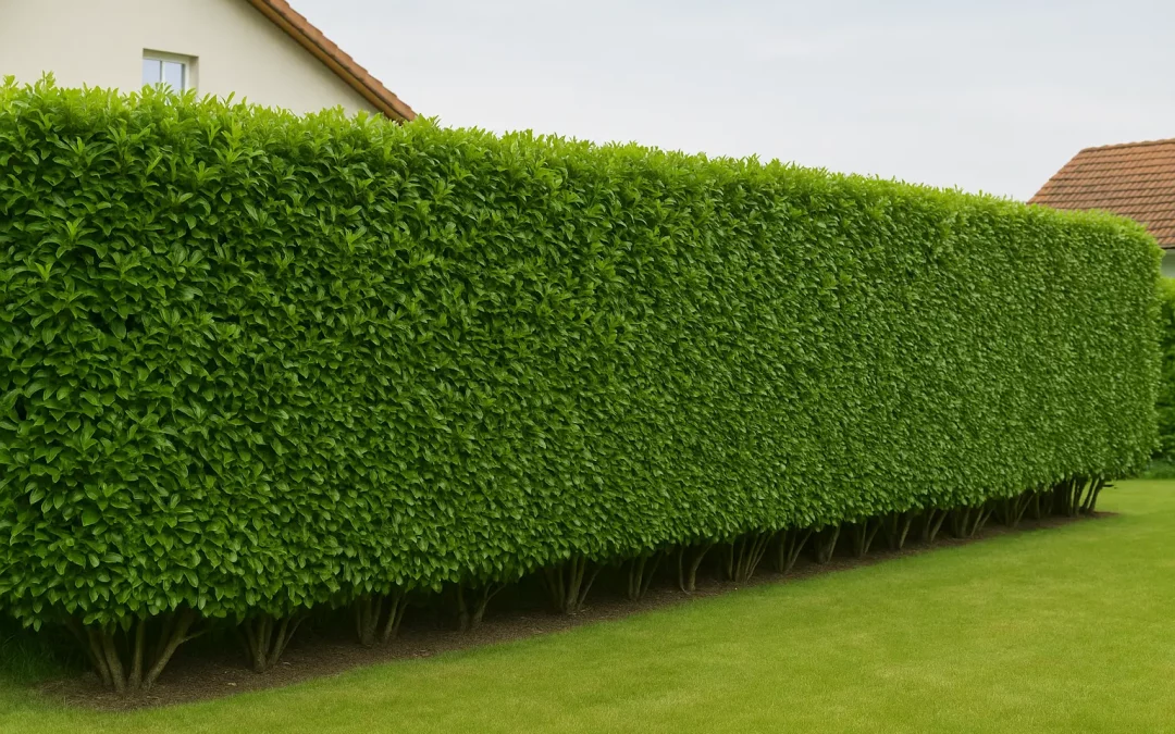 Taille-haie pour cacher vis-à-vis